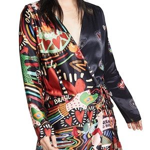 Farm Rio Carnival Hearts Dress